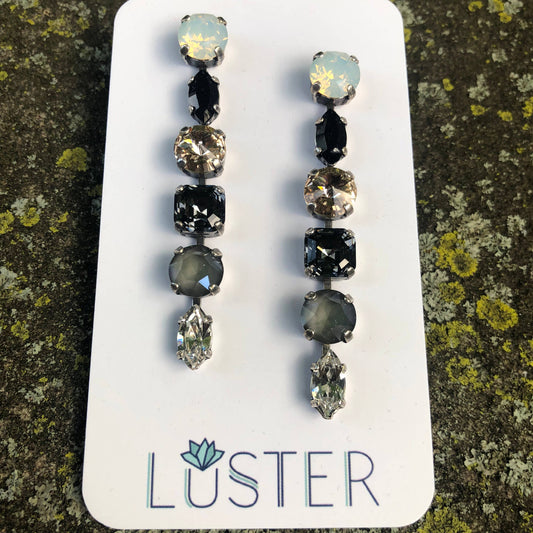 Swarovski Crystal Dangle Earrings Accessories LUSTER