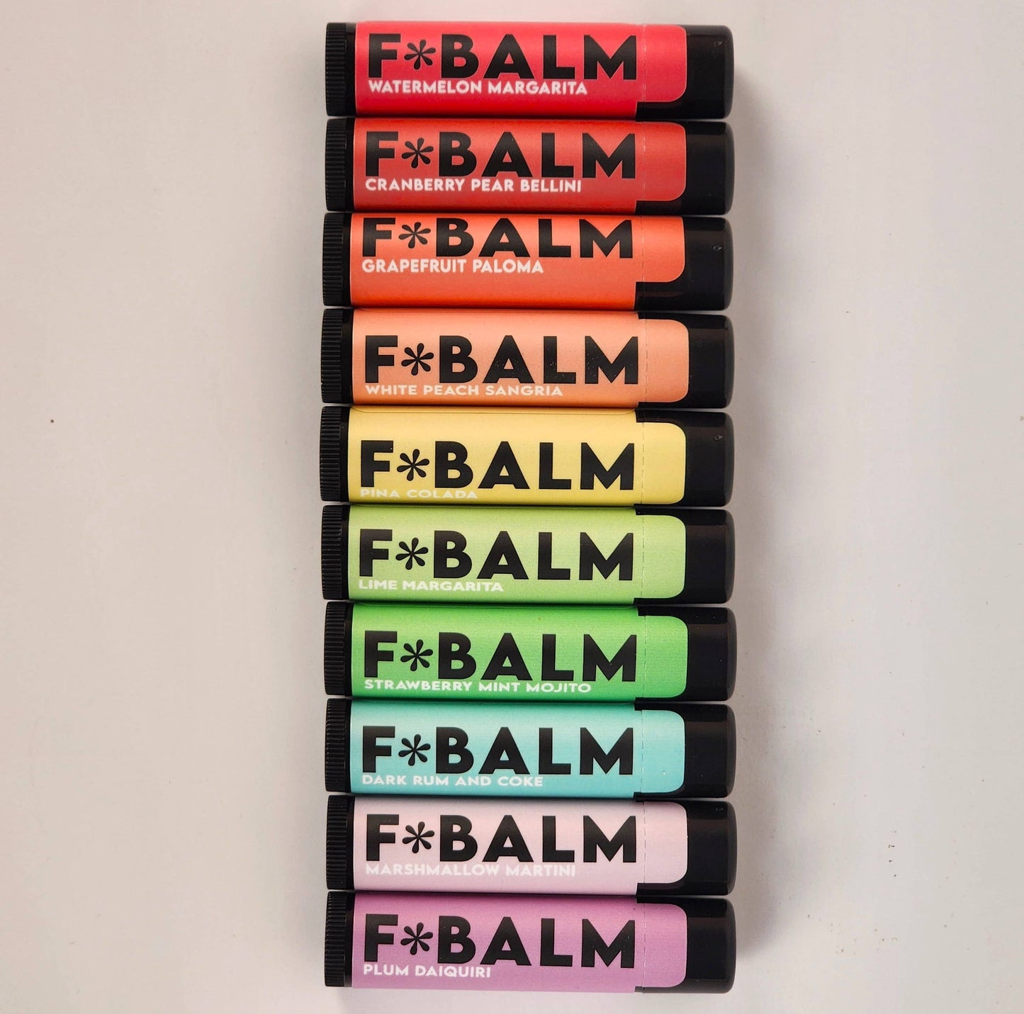 The F*Balm - COCKTAIL Strawberry Mint Mojito Flavoured Lip Balm