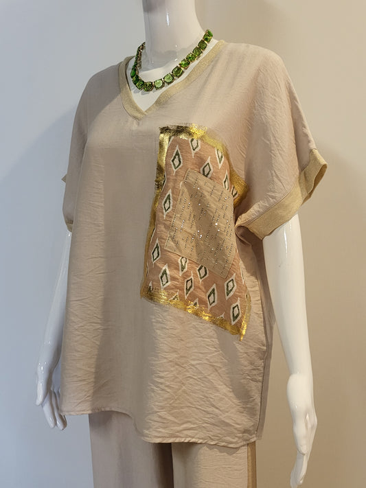 Patchwork Pocket Shirt Apparel Paolo Tricot