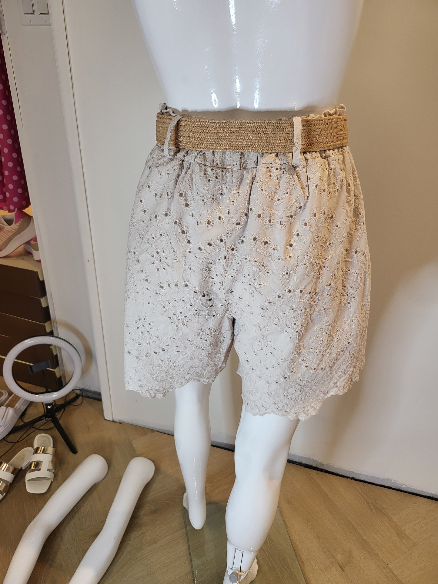 Eyelet Shorts by Elissia