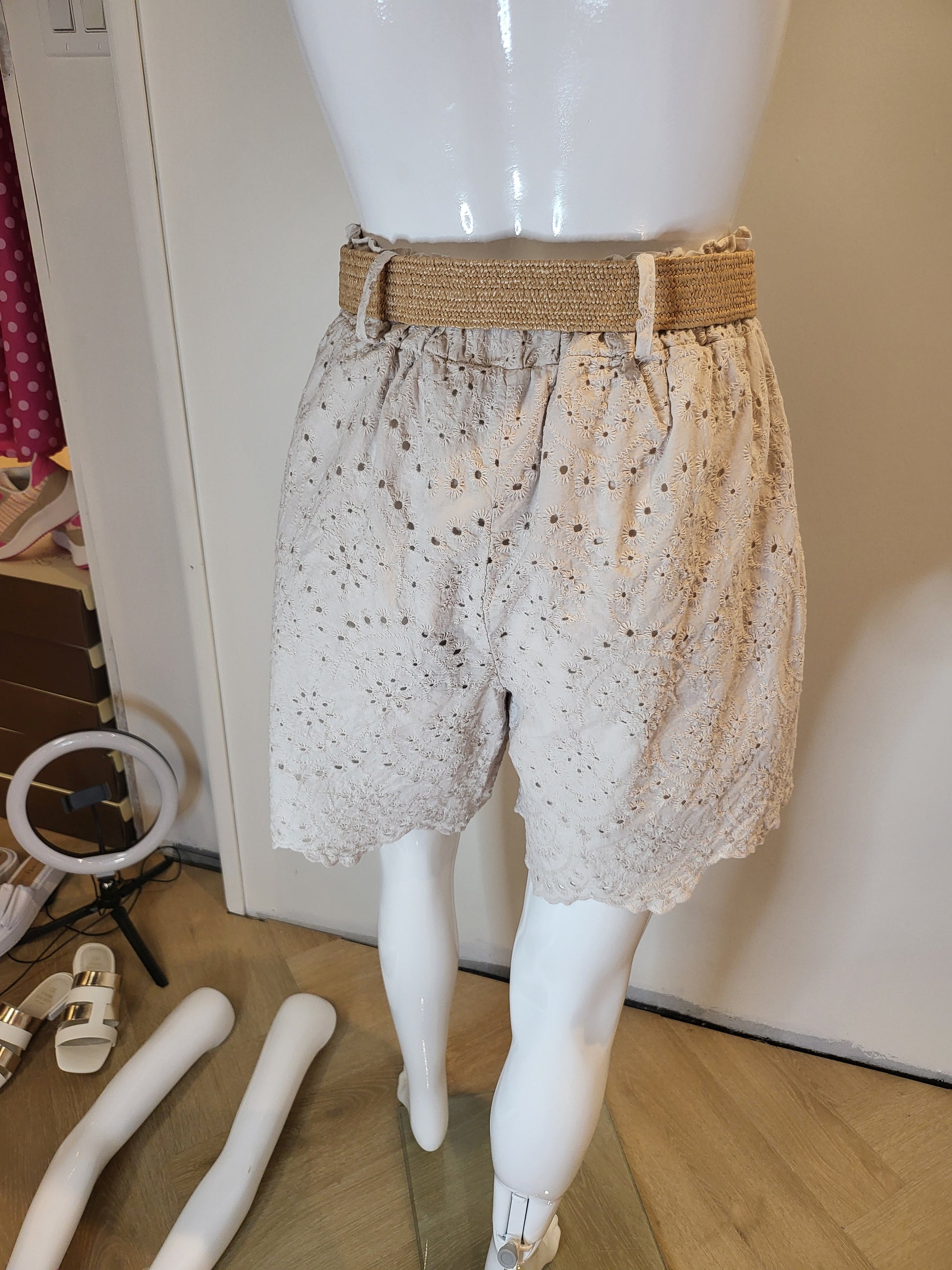 Eyelet Shorts by Elissia Apparel Elissia Europe