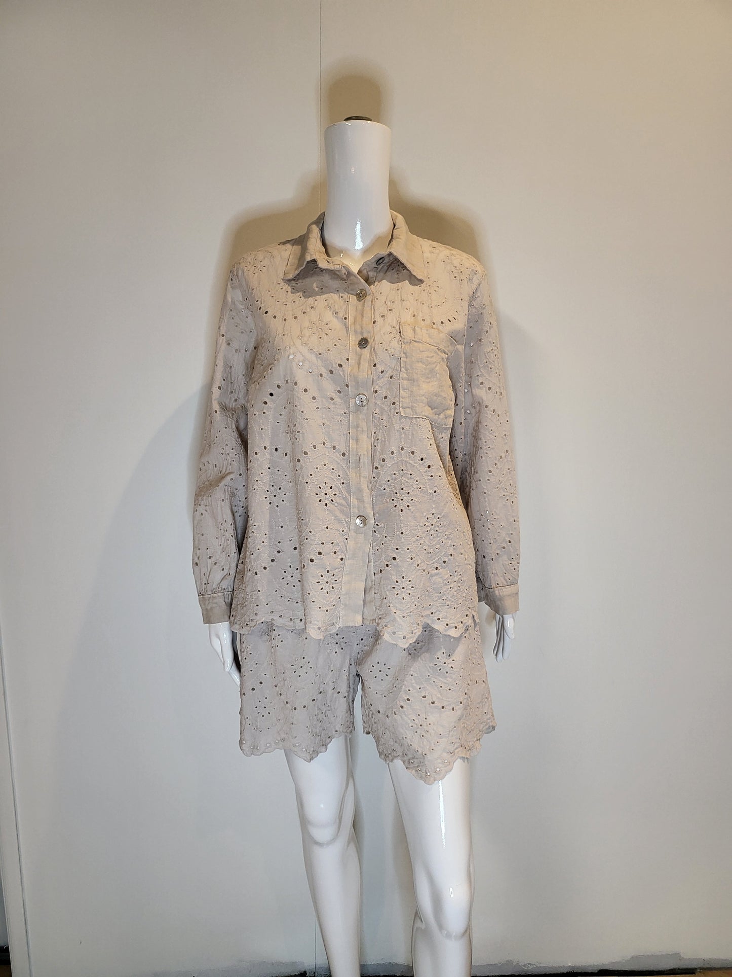 Eyelet Shorts by Elissia