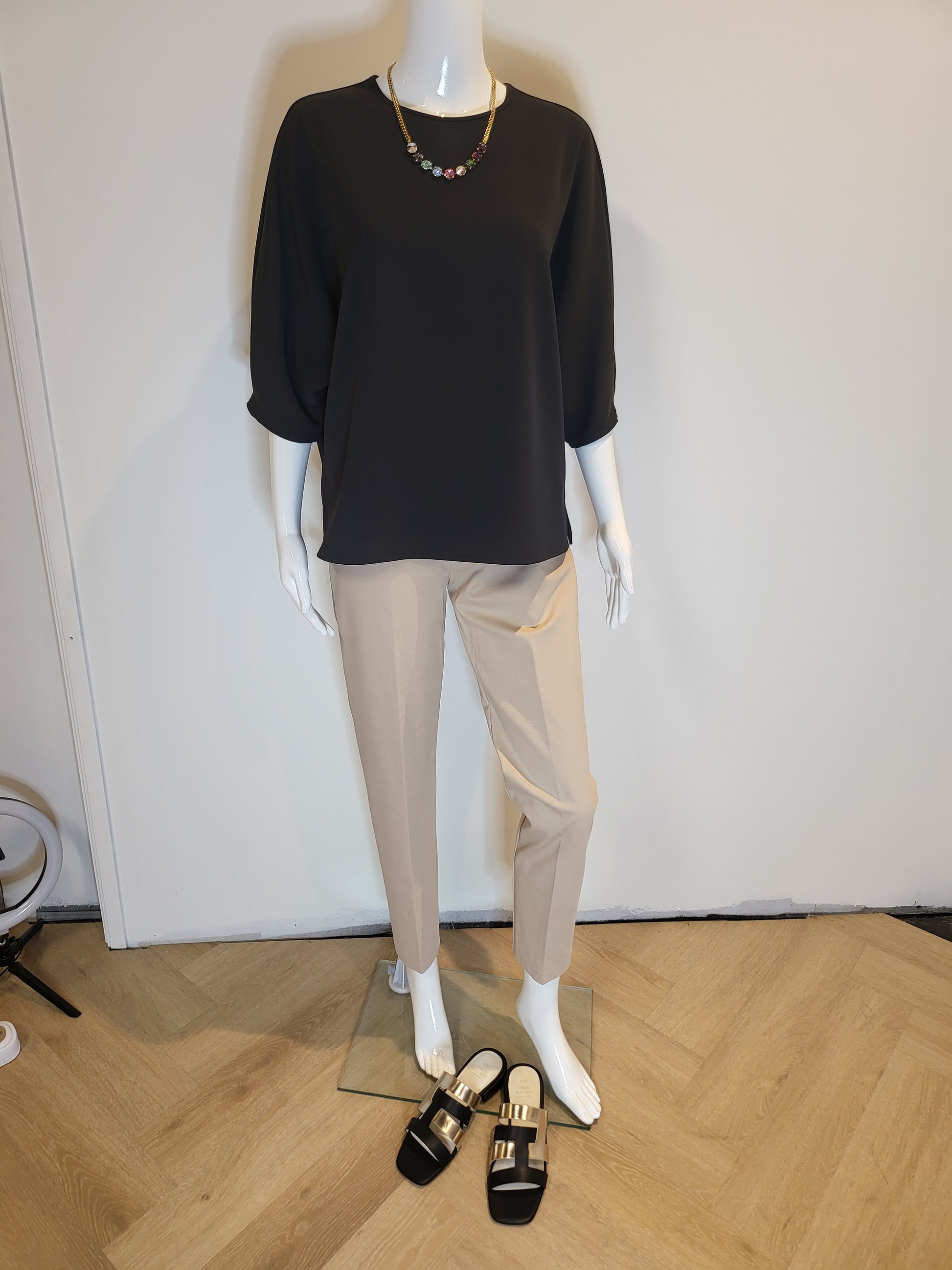 Tapered Leg Cigarette Pant by Paolo Tricot Trouser Paolo Tricot