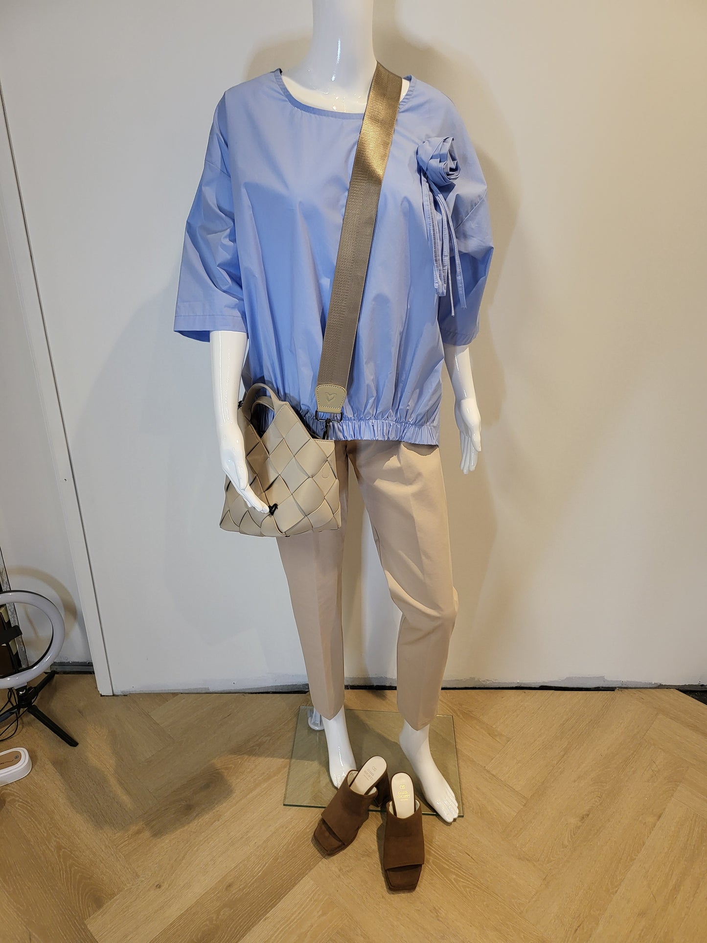 Tapered Leg Cigarette Pant by Paolo Tricot