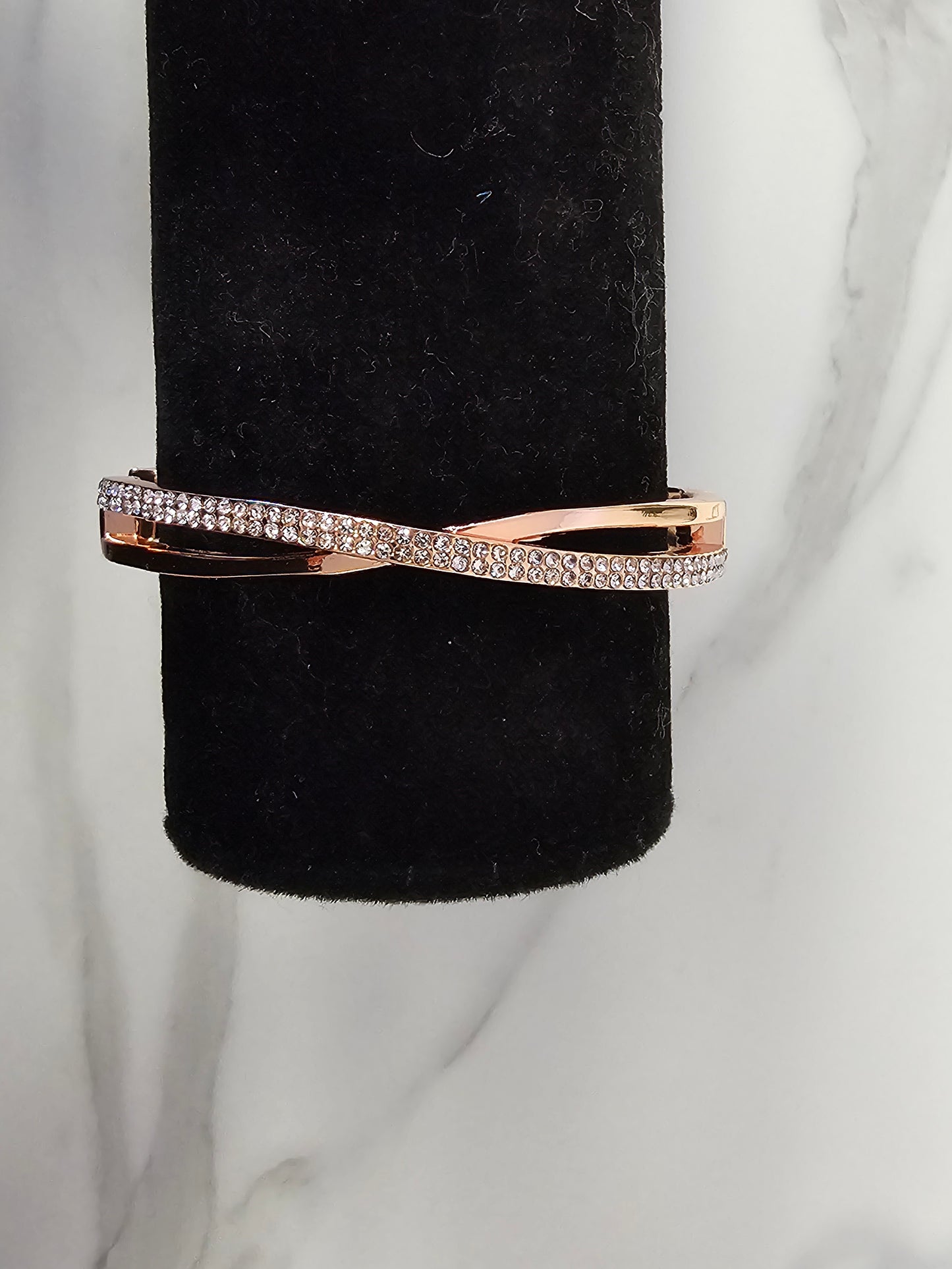 Crystal Crossover Bracelet by King of Glitz Accessories King of Glitz