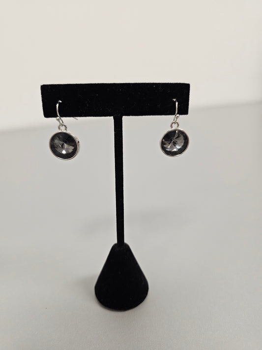 Swarovski Sapphire Earrings by King of Glitz Earrings King of Glitz Nightshade
