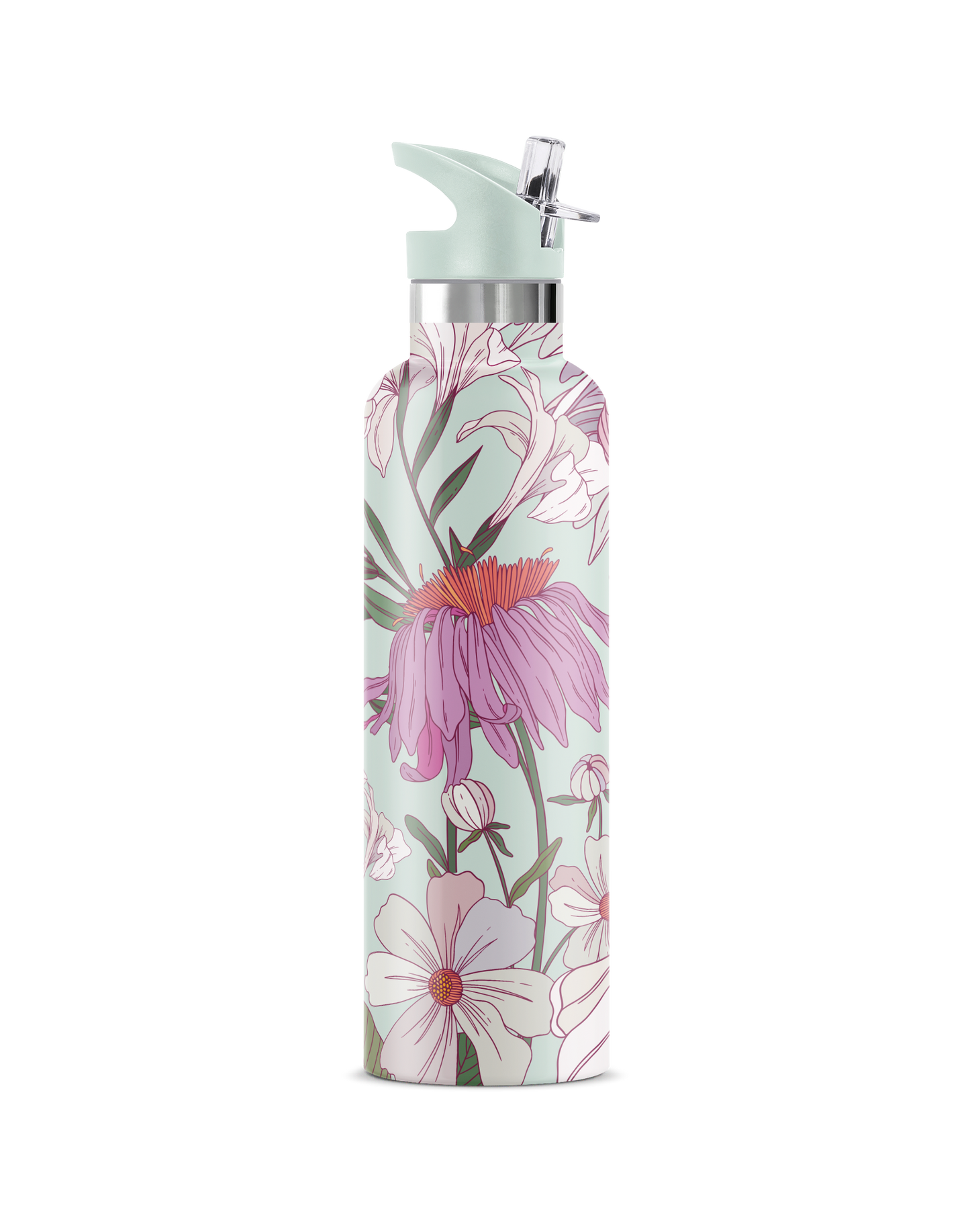 25oz Water Bottle by Bougie Bottle Mugs & Drinkware My Bougie Bottle Meadow Gift Tube