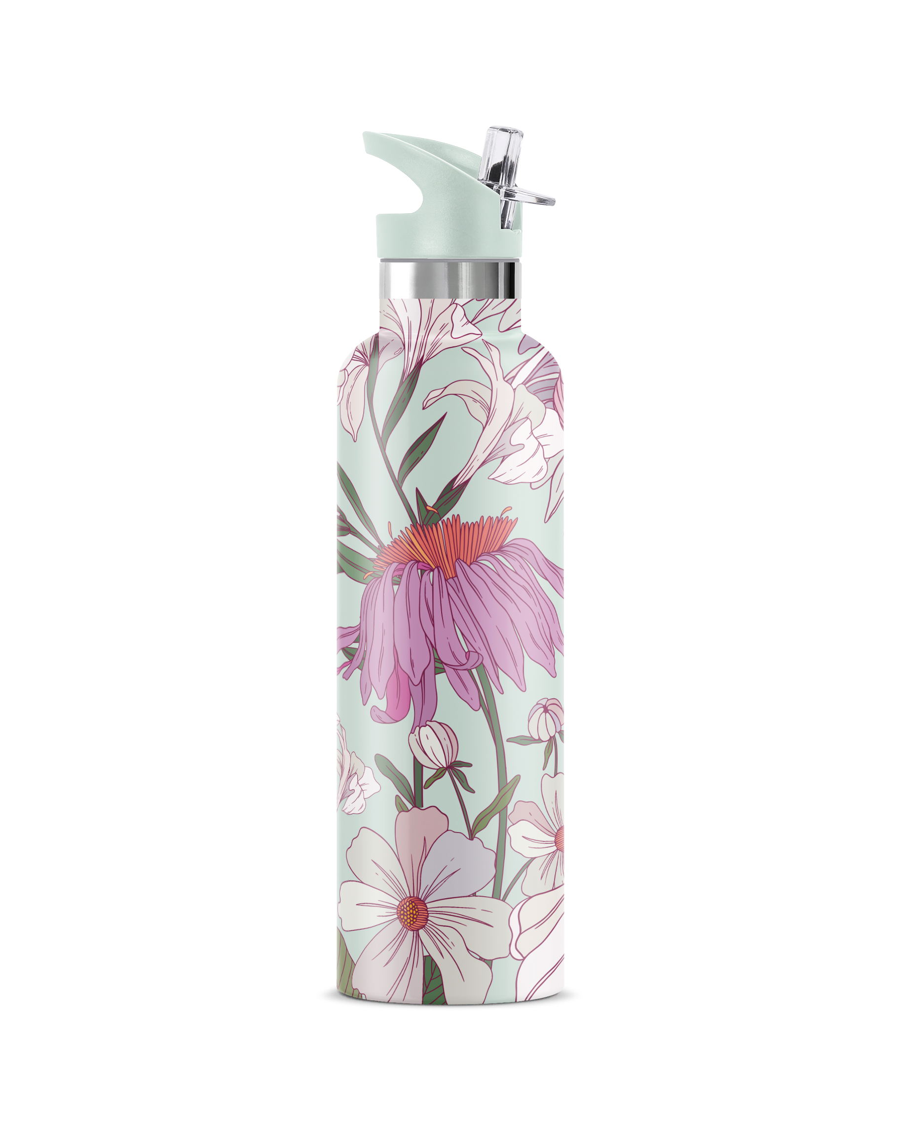 25oz Water Bottle by Bougie Bottle Mugs & Drinkware My Bougie Bottle Meadow Gift Tube