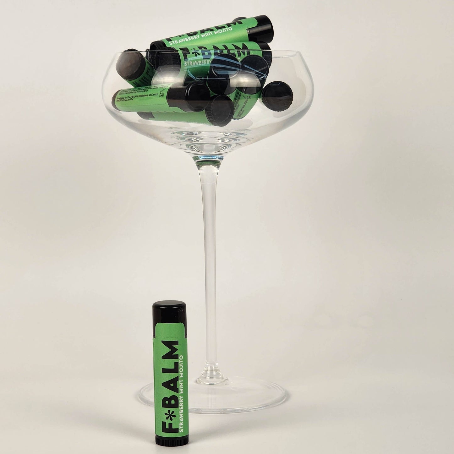 The F*Balm - COCKTAIL Strawberry Mint Mojito Flavoured Lip Balm