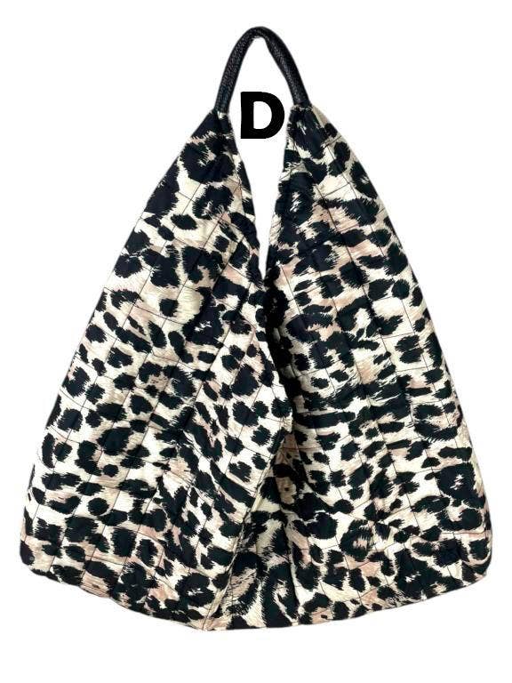 Animal Print Nylon Hobo by Chenson & Gorett Hobo Bags Chenson & Gorett