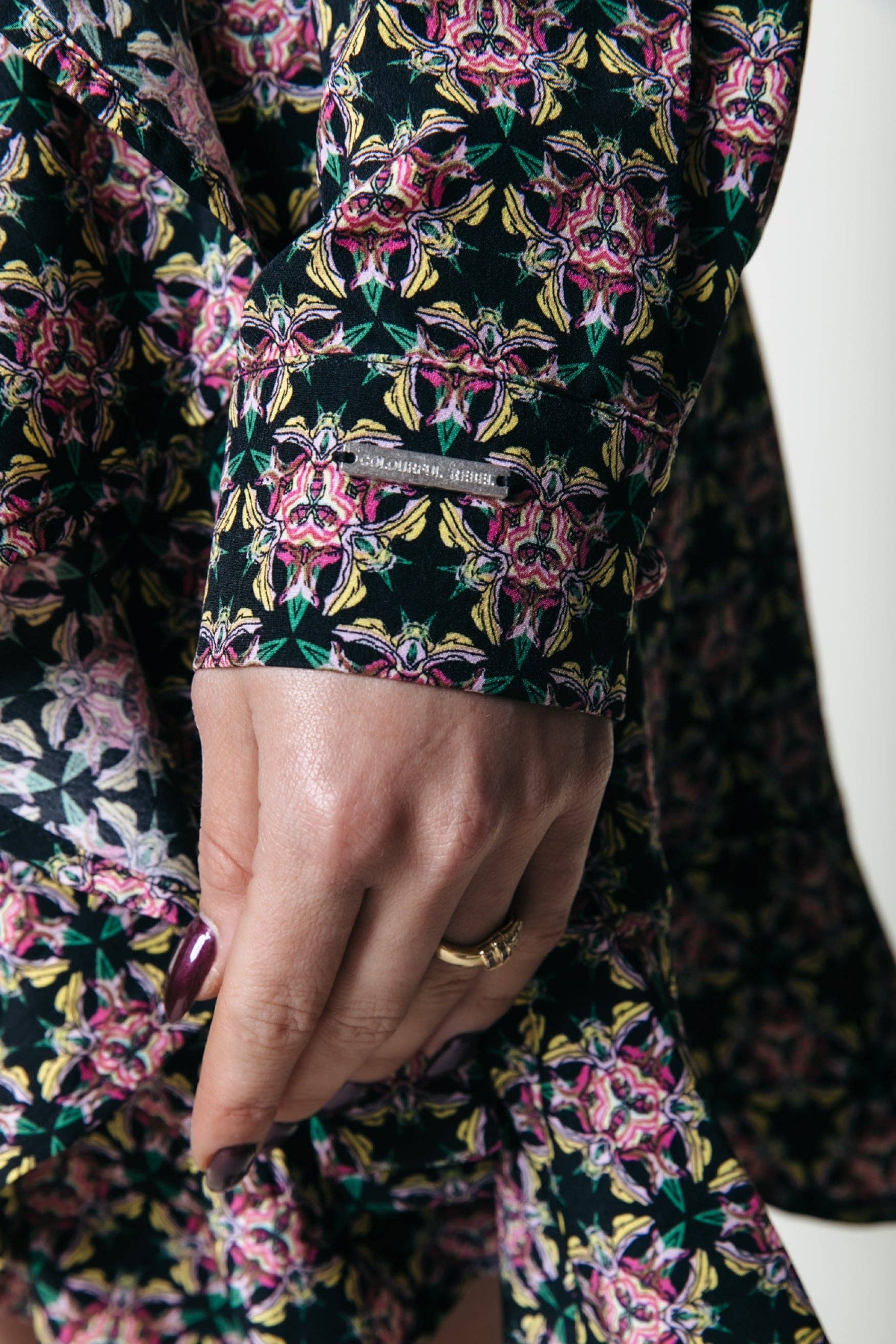 Telsi Wrap Dress L/S by Colourful Rebel Apparel Colourful Rebel