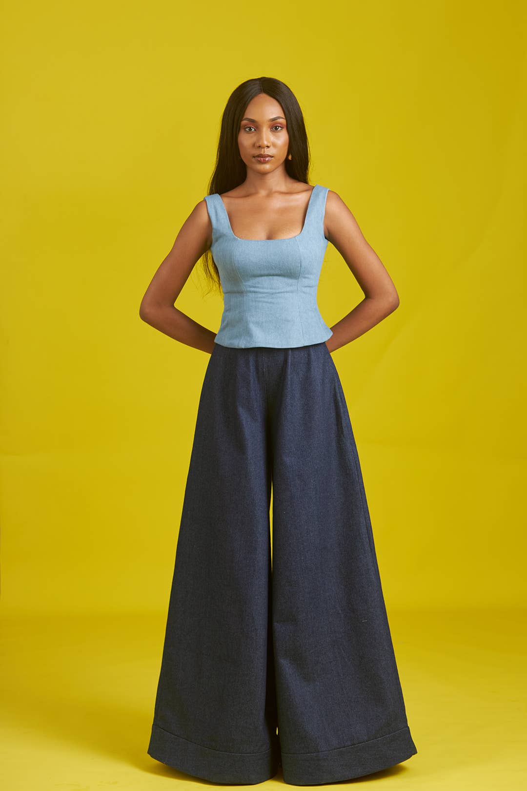 THE LNK - Didi Denim Top