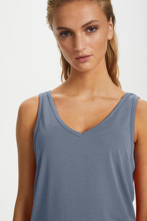 Columbine Tank Top by Soaked in Luxury Tank Soaked In Luxury Ashley Blue