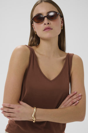 Columbine Tank Top by Soaked in Luxury Tank Soaked In Luxury Cappuccino