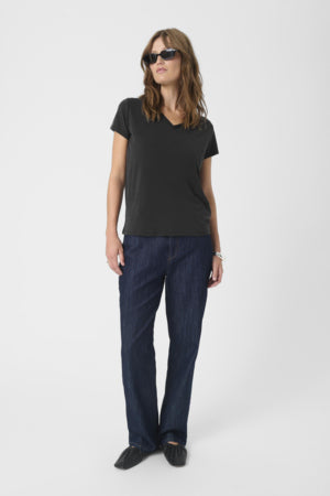 Columbine V-neck T-Shirt by Soaked in Luxury Tee Shirt Soaked In Luxury