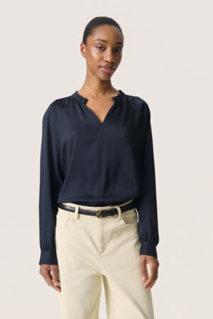 Ioana Long Sleeve Blouse by Soaked in Luxury Apparel Soaked In Luxury