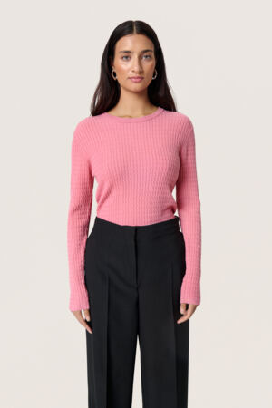 Spina Cable Pullover by Soaked in Luxury Apparel Soaked In Luxury