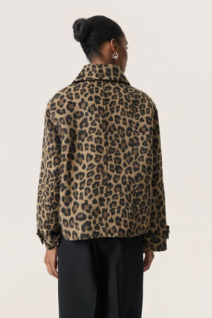 Leony Leopard Jacket by Soaked in Luxury Apparel Soaked In Luxury