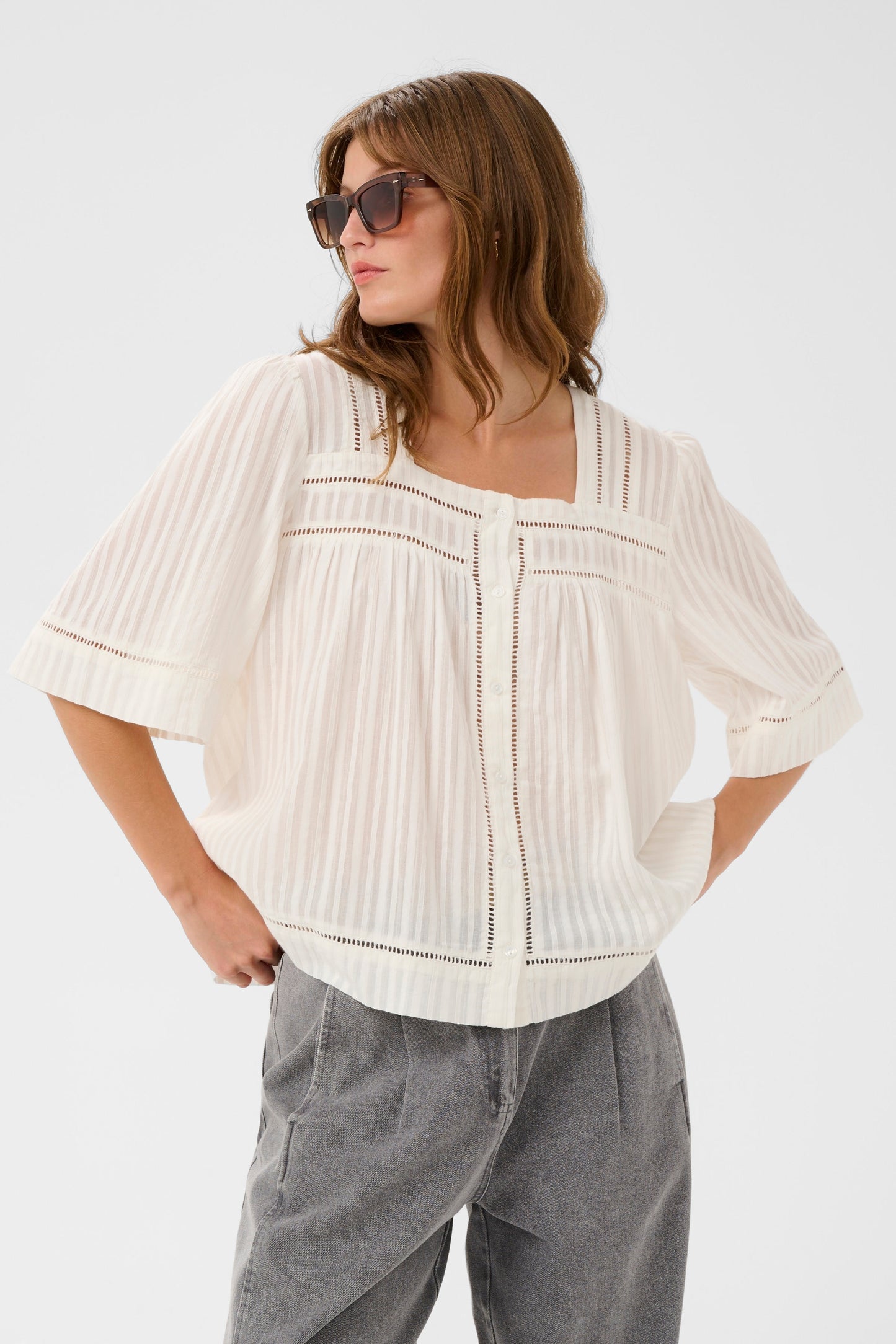 Bianca Blouse by Soaked in Luxury bouse Soaked In Luxury