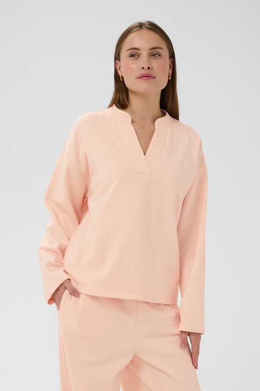 Rolanda V-Neck Sweatshirt by Soaked in Luxury sweatshirt Soaked In Luxury