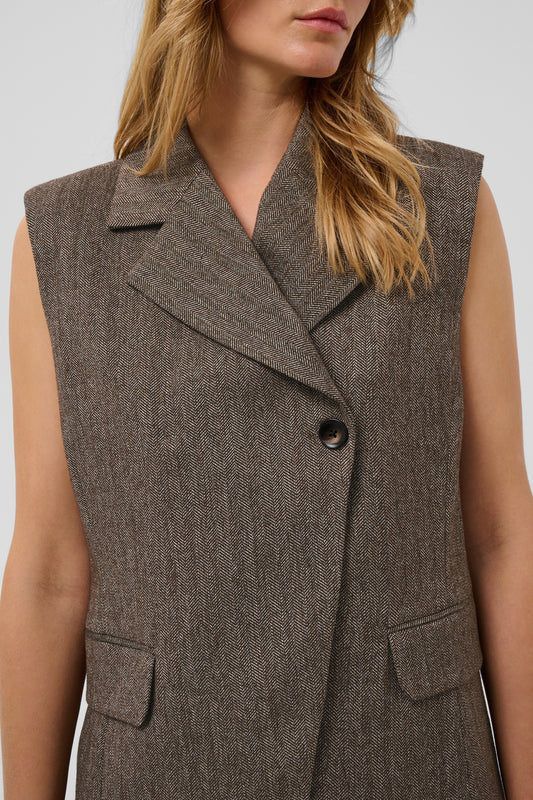 Kango Herringbone Waistcoat by Soaked in Luxury Suiting SOAKED IN LUXURY