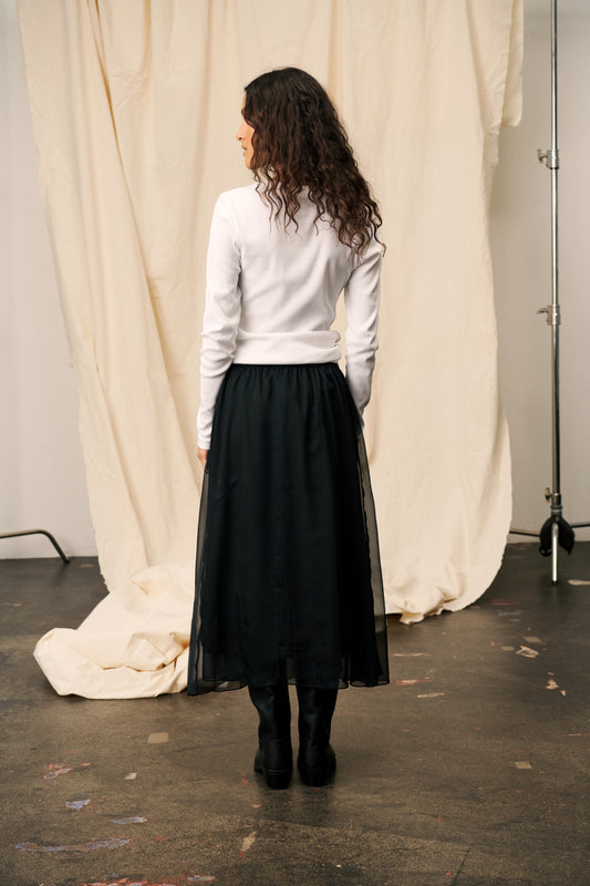 The Coral Midi Skirt by Saint Tropez Skirt Saint Tropez