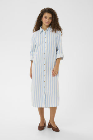 Zalinda Shirt Dress by Saint Tropez Midi Dress Saint Tropez