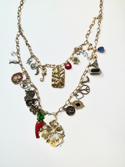 Mega Charm Necklace & Bracelet Necklace HoopLa