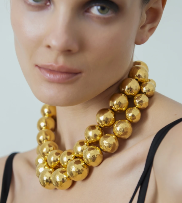 Ball Bead Necklace by Hoopla Style Necklace HoopLa Style