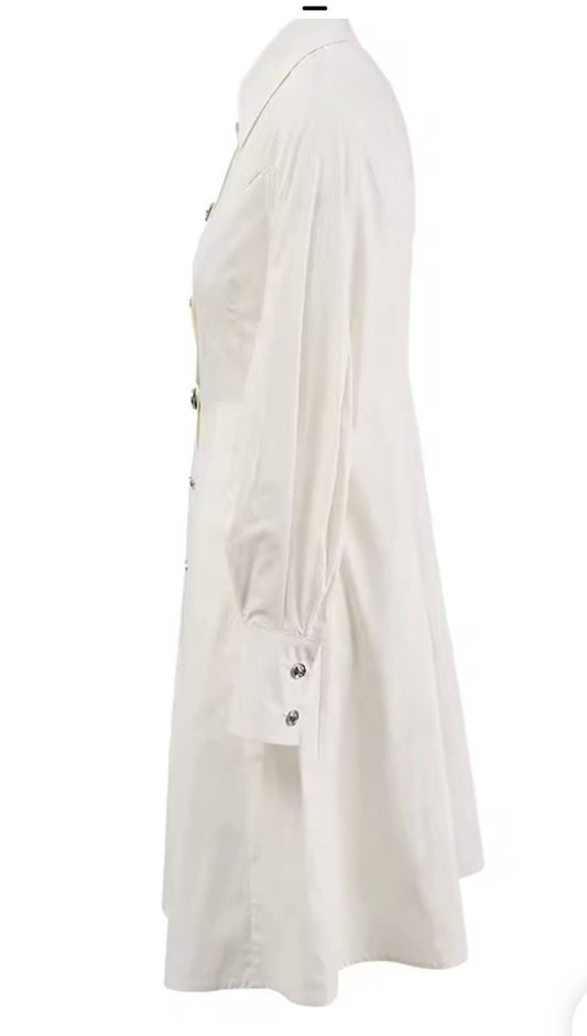 Fitted Shirtdress by Luxe & Leather Madonna Apparel Luxe & Leather by Madonna & Co