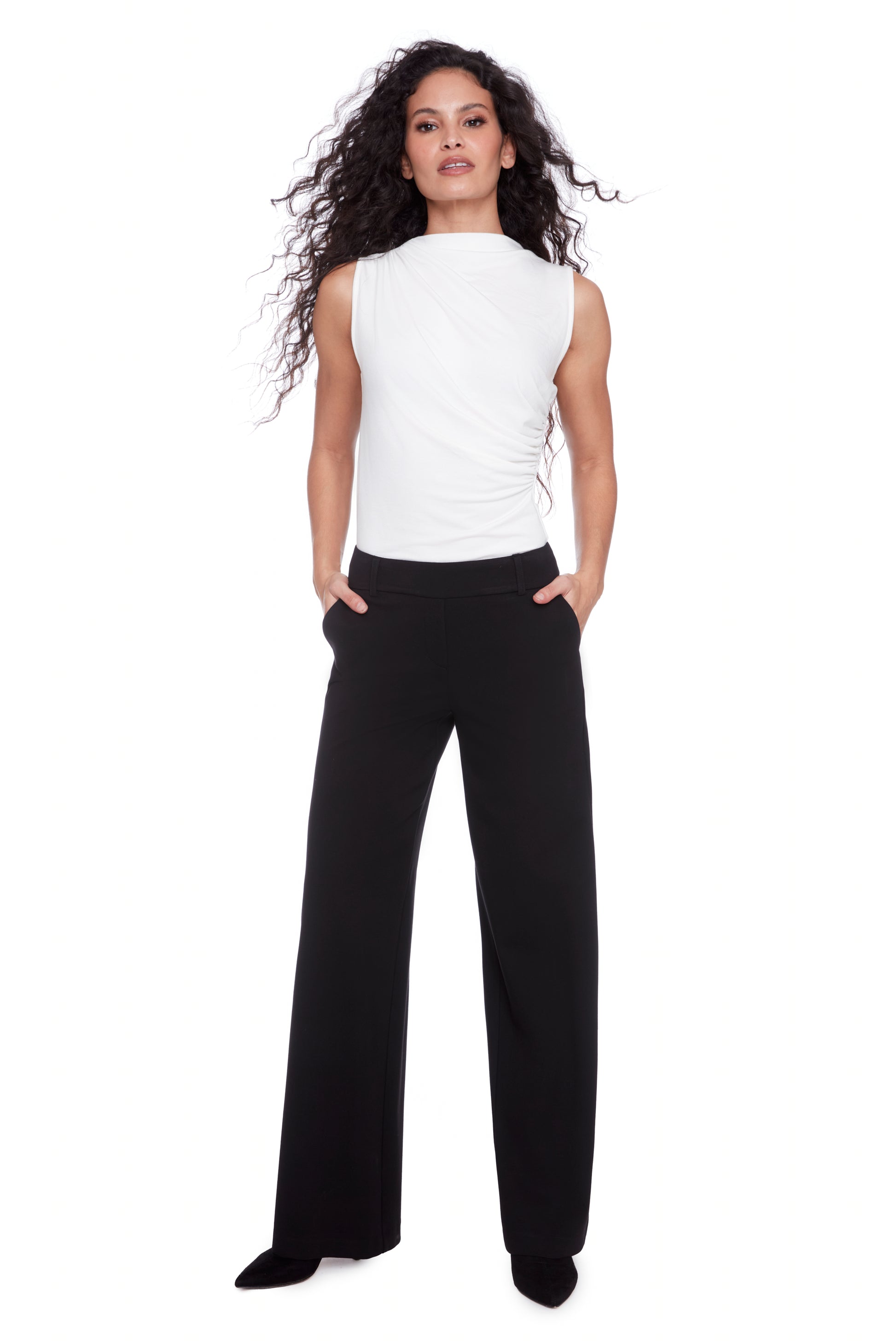 Wide Leg Pants by ILTM Pants I Love Tyler Madison Black