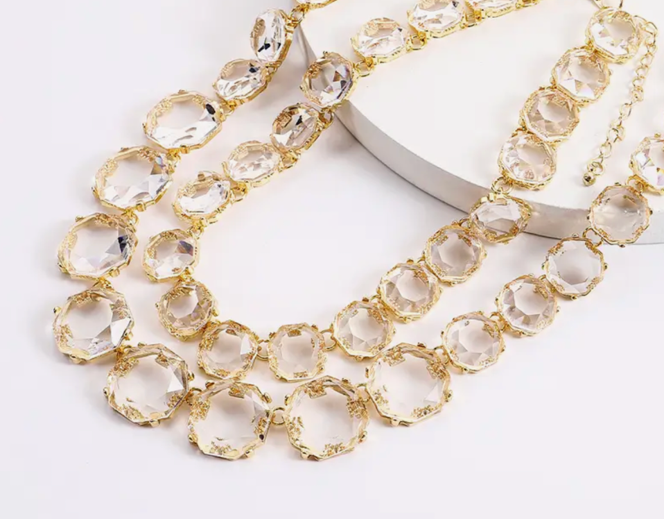 Candy Coloured Crystal by HoopLa Accessories HoopLa Style Clear Individual