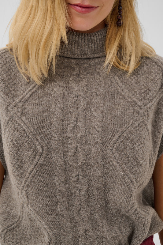 CUmonia Sleeveless Wool Pullover by Culture Knitwear & Sweaters CULTURE