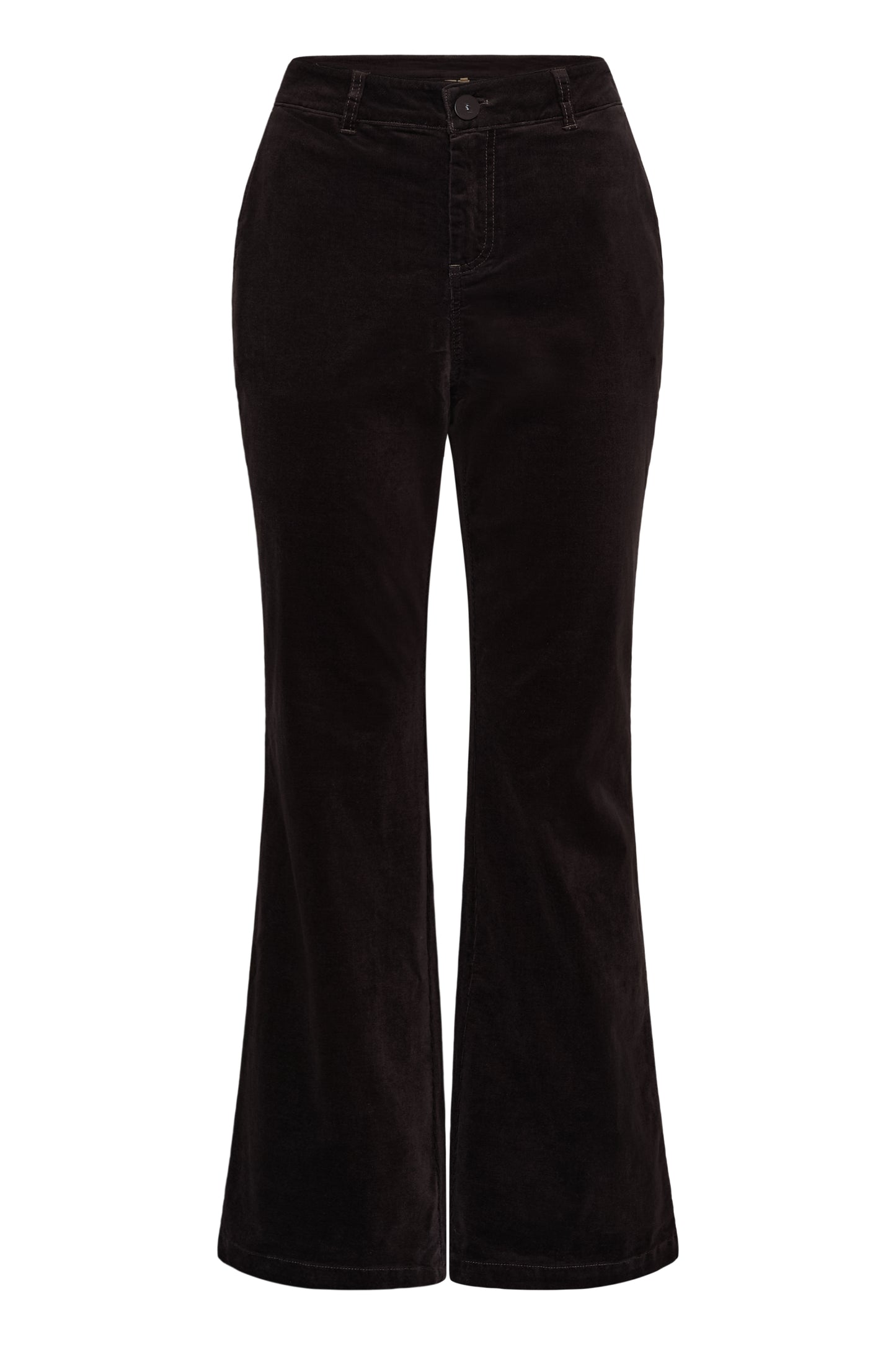 Tulum Flare Pants in Coffee Bean by Culture Pants & Bottoms CULTURE