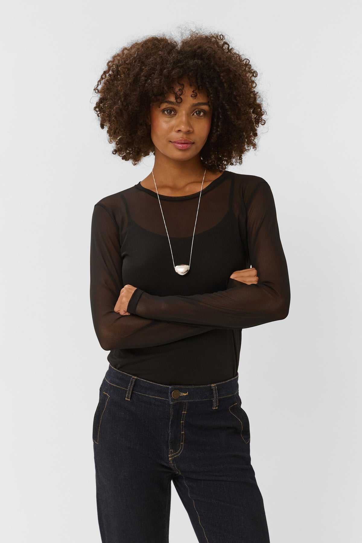 CUlaya Mesh Blouse by Culture