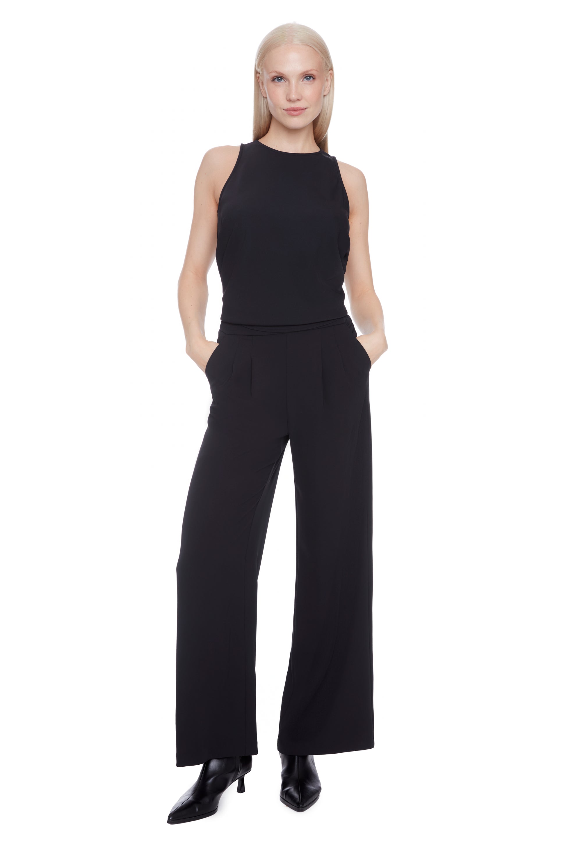 Wide Leg Flowy Pant by ILTM Trouser I Love Tyler Madison Black