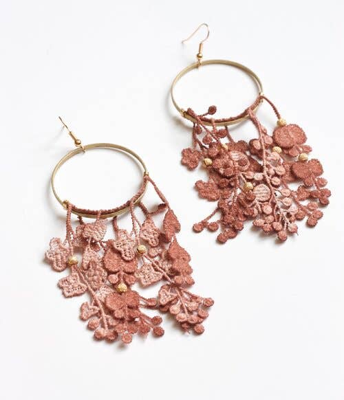 Duo des Fleurs Earrings by This Ilk Accessories This Ilk