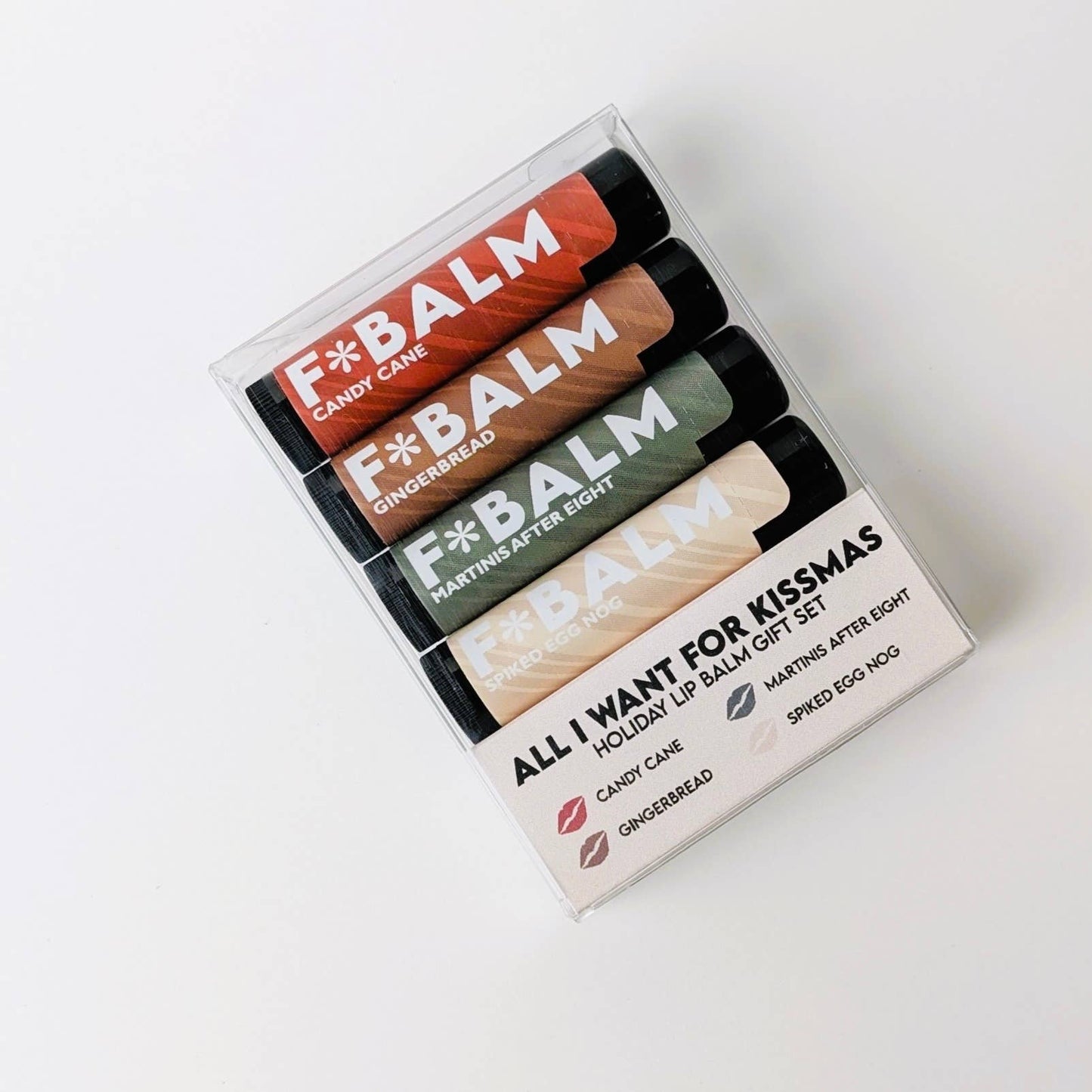 The F*Balm - All I Want For Kiss-Mas *HOLIDAY* Lip Balm Gift Set