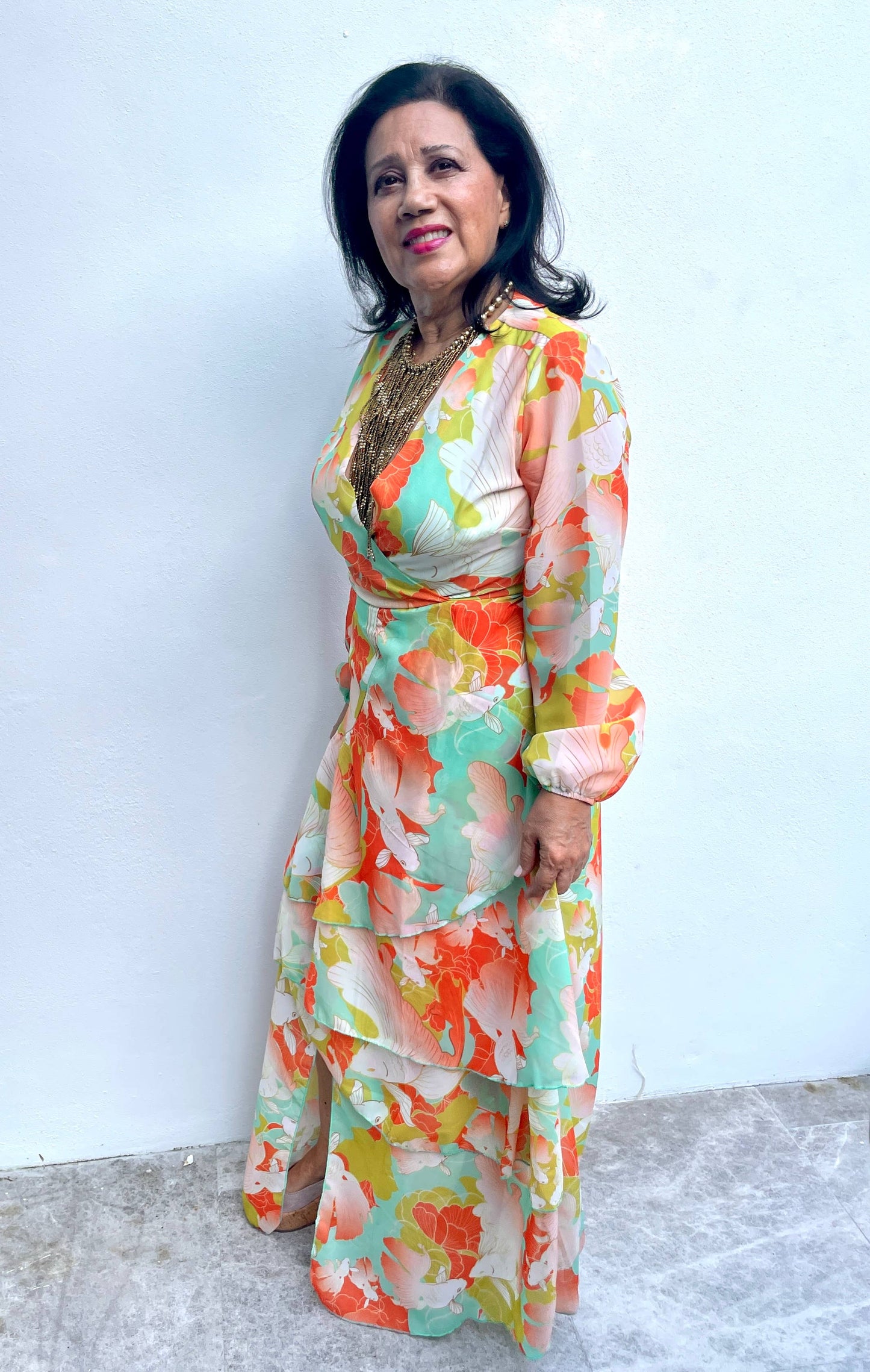 Tiered Dress by Hanily Design Apparel Hanily Design