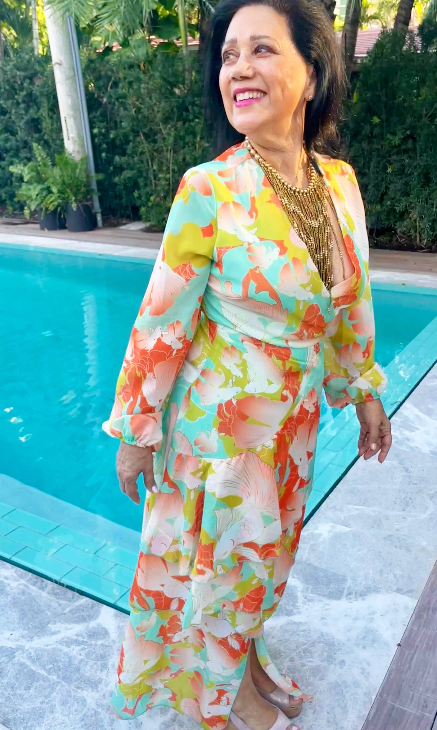 Tiered Dress by Hanily Design Apparel Hanily Design