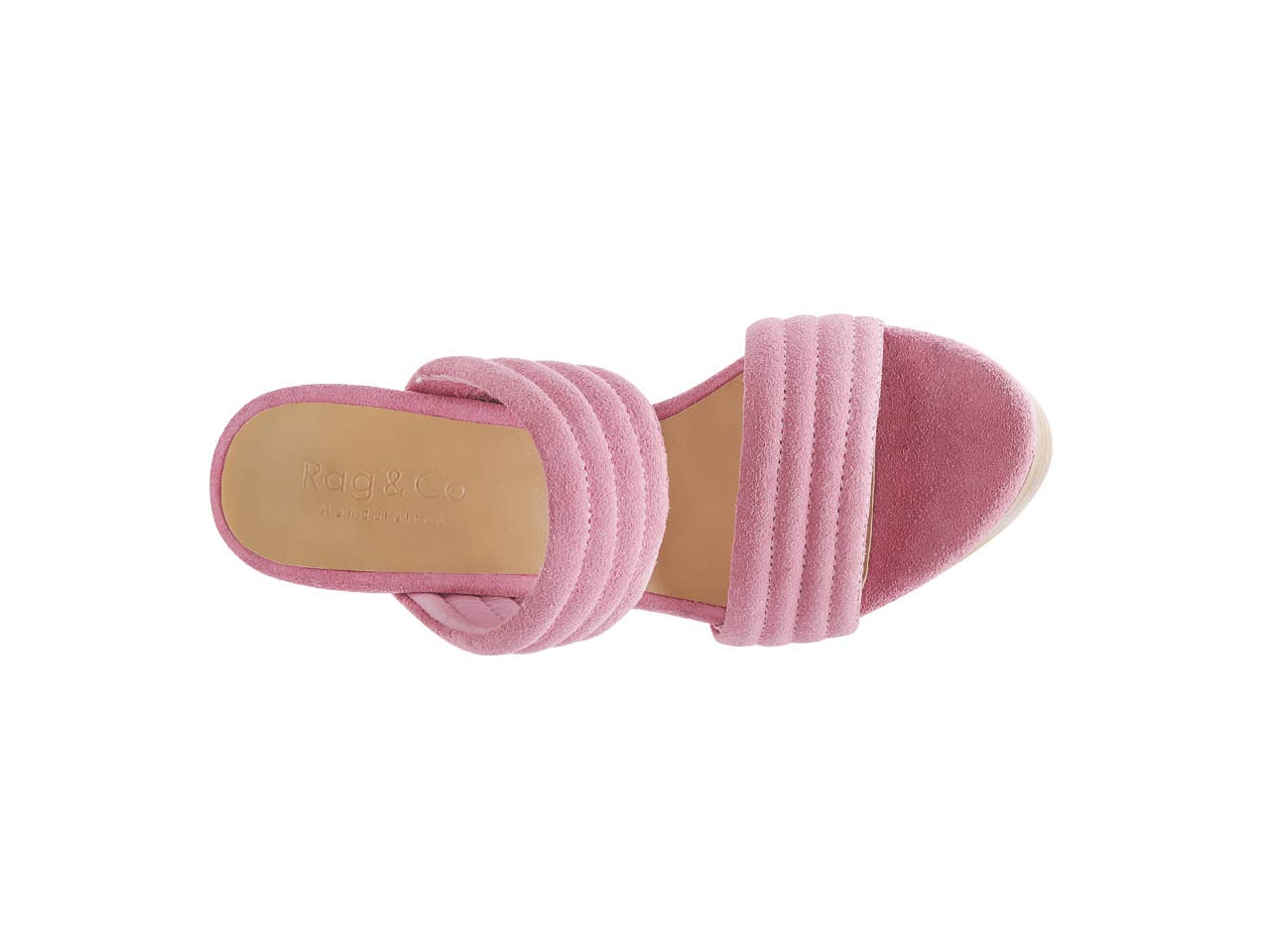 Slip-On Suede Block Heeled Sandal - 75% Off!