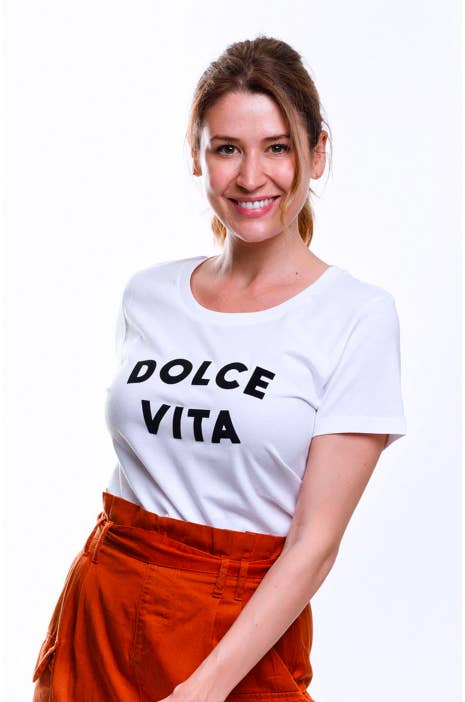Dolce Vita T-shirt Apparel Tshirt Corner White