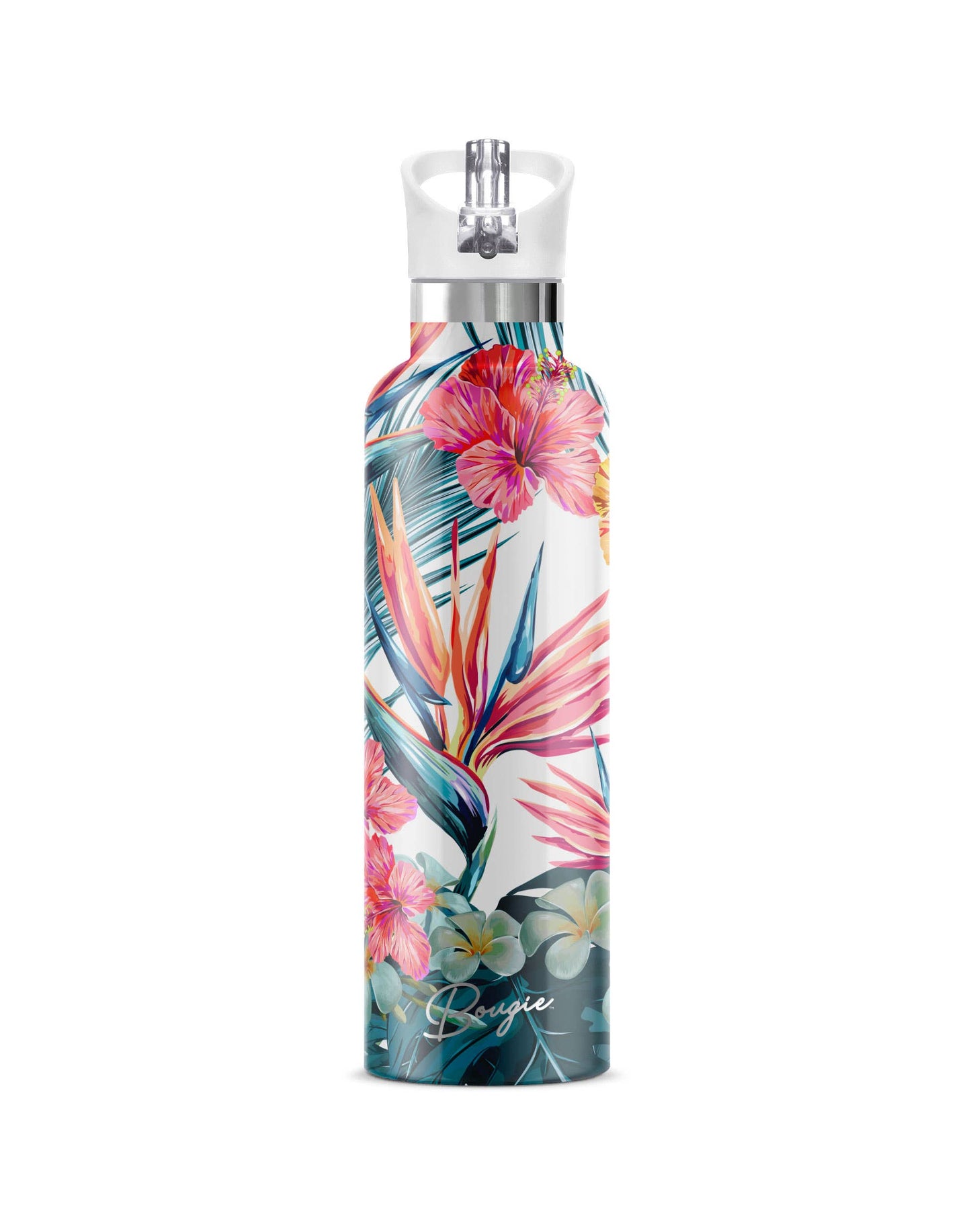 25oz Water Bottle by Bougie Bottle Mugs & Drinkware My Bougie Bottle Hibiscus Gift Tube
