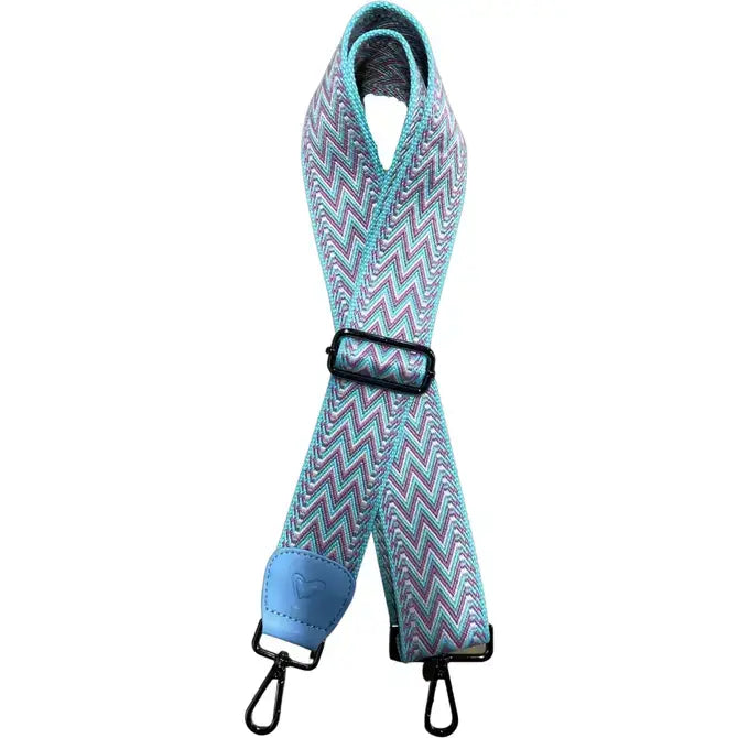 Bag Straps by preneLOVE Tote preneLOVE Grey Blue ZigZag