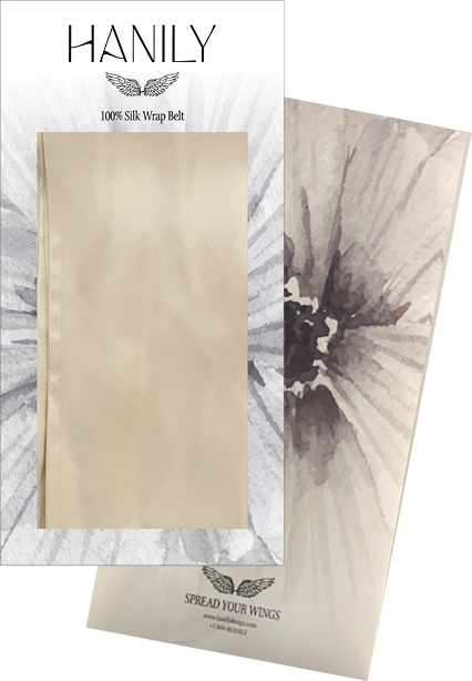 Hanily Design - Silk Wrap Belt Accessories Hanily Design Starlight 94" (M L)