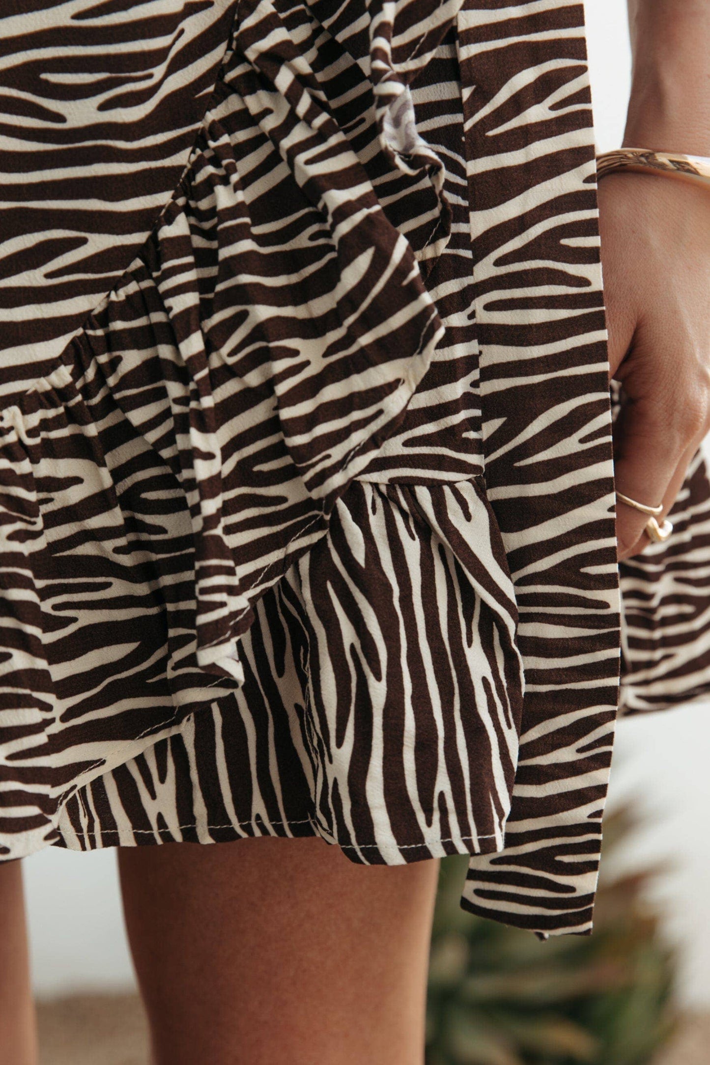 Telsi Wrap Dress S/S by Colourful Rebel Apparel Colourful Rebel