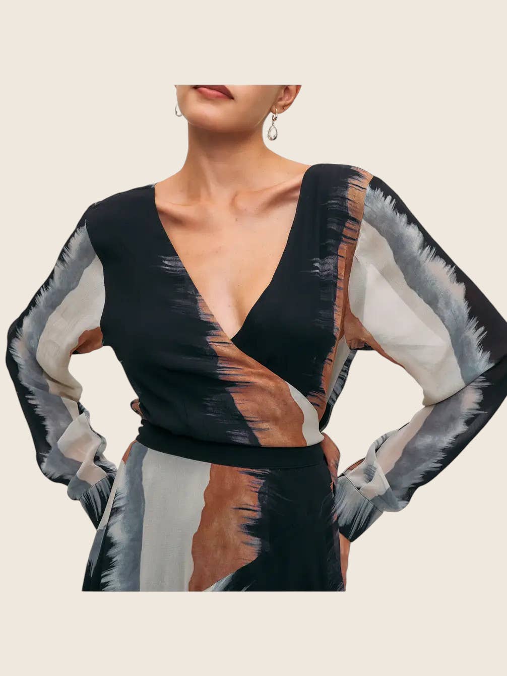 Wrap Dress by Ollari Apparel Ollari