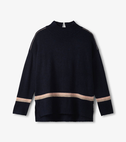 Navy Knit Sweater by Hatley Sweater Hatley Navy