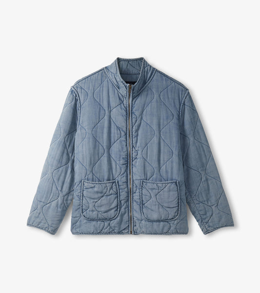 Denim Jacket Quilted by Hatley Denim Jacket Hatley Sky Blue
