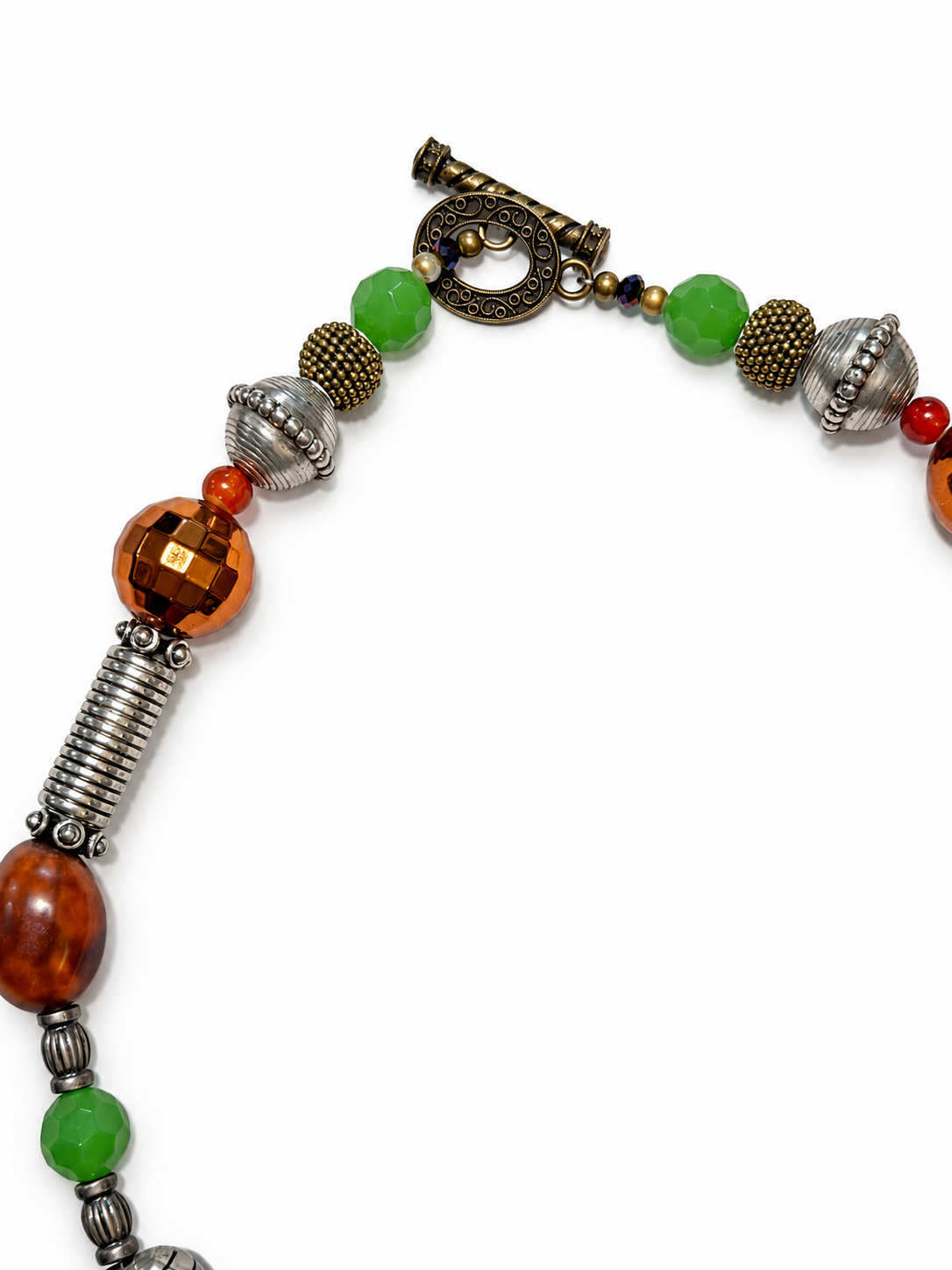 Antique Resin & Wood Necklace by Rhondi Rocks Jewelry Rhondi Palangio